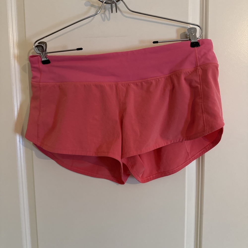 Lululemon Speed Up Shorts 2.5" Lined Bright Pink Size 10